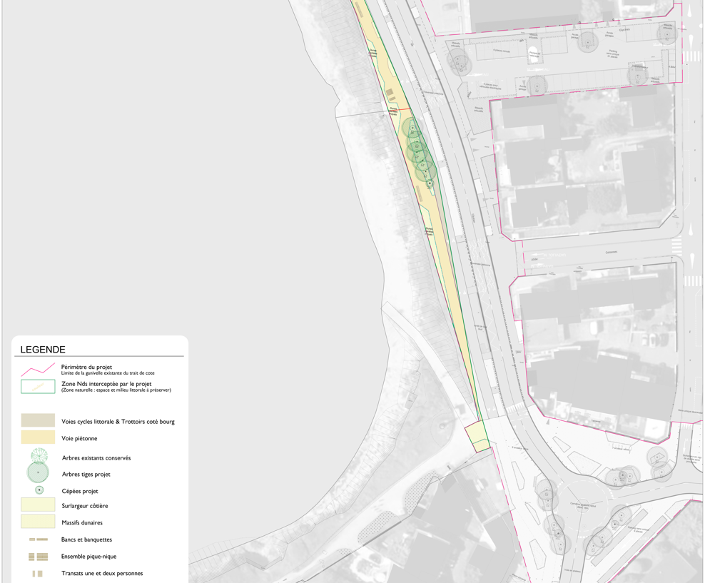 Sud de la zone impactée